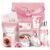 Gifts for Women Birthday, Bath and Body Gift Basket Mothers Day Gifts, Rose Home Spa Set Self Care Gift, Thank You for Mom Sister Her Teacher Friends Friendship