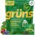 Gruns Sugar-Free Super Greens Gummies, Multivitamin Superfood Gummy Bears, Spirulina, Chlorella, Prebiotics & Fiber gummies for Digestive Health, Adaptogens Supplement, 20 Vitamins & Minerals, 10 pack