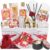 Gifts for Women, 17Pcs Mothers Day Gift Basket for Mom – Rose Bath and Body Spa Gift Basket, Skin Care Set for Women | Relaxing Care Kit for Christmas, Birthday, Valentines Day, Anniversary Gifts