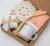 Happy Hygge Gifts Handmade Birthday Gift Basket for Women with Ceramic Speckled Mug, Premium Fuzzy Socks, Wooden Beads, Cup of Love Tea, Crochet Cotton Coaster | Hygge Gift Box, Friend Care Package