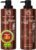 Moroccan Argan Oil Shampoo and Conditioner Set – Sulfate Free, Anti Frizz Hydrating Care for Women – Deep Moisturizing Treatment for Color, Keratin Treated, Curly, Damaged and Dry Hair