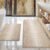 BSICPRO Bathroom Rugs and Mats Sets, 2 Piece Thick Absorbent Chenille Bath Mat Rug Set Non Slip, Soft Shaggy Bath Floor Mats for Bathroom, Machine Washable (20″ x 47″ Plus 16″ x 24″, Beige)