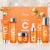 Glown 6-Piece Hydrating Skincare Set with Vitamin C & Niacinamide | Face & Body Care Kit with Cleanser, Toner, Serum, Moisturizer, Eye Cream & Body Lotion | Self-Care Gift Set for Women