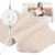 Pure Enrichment PureRadiance Luxury Heating Pad for Cramps, Back, Neck, & Shoulder Pain Relief, Patented Design, Soft Faux Fur & Micromink, 6 Heat Settings, Machine Washable, 12”x24” (Golden Sands)